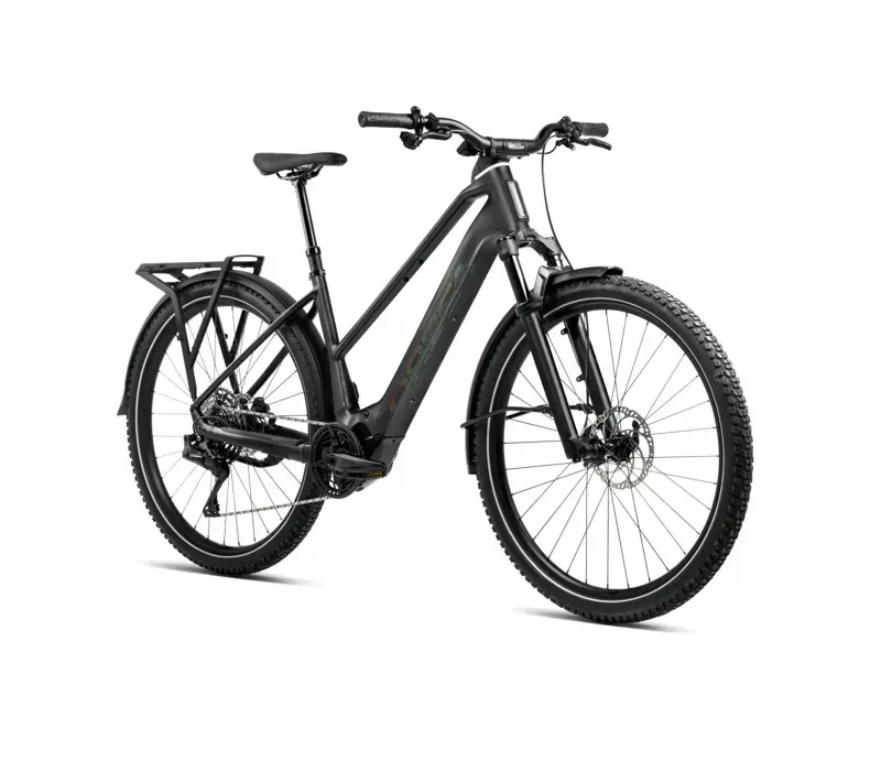 2026 Orbea Kemen Adv 30 Mid E-Hybrid Bike In Diamond Black-1