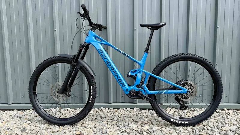 2025 Mondraker Sly R Electric Mountain Bike in Marlin Blue - EX Demo-1